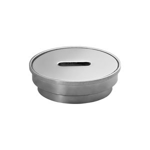Registro 2 pulgadas o 5 cm redondo acero inox Vainsa