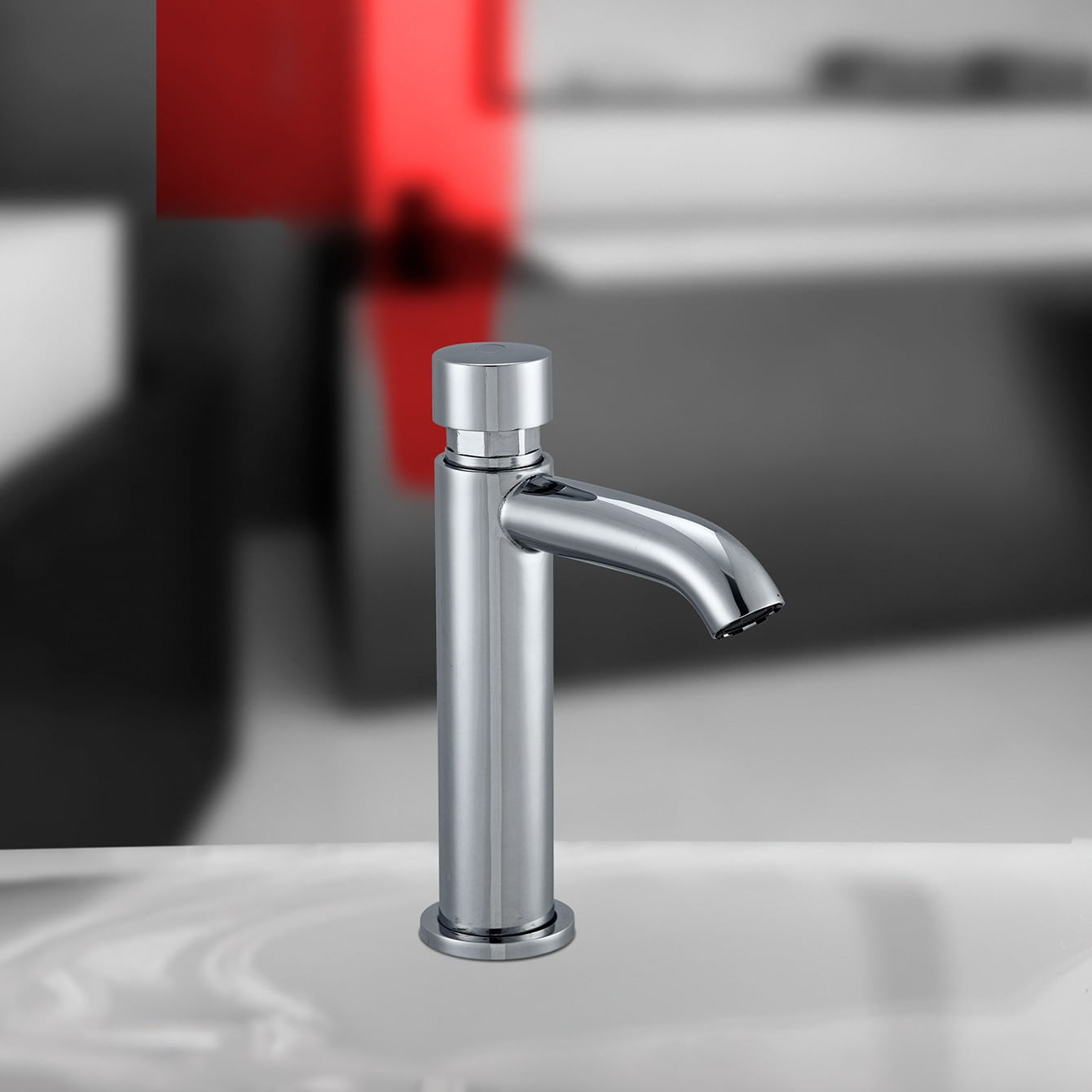 Llave Para Lavatorio Baja Temporizado Hecho En Bronce Vainsa