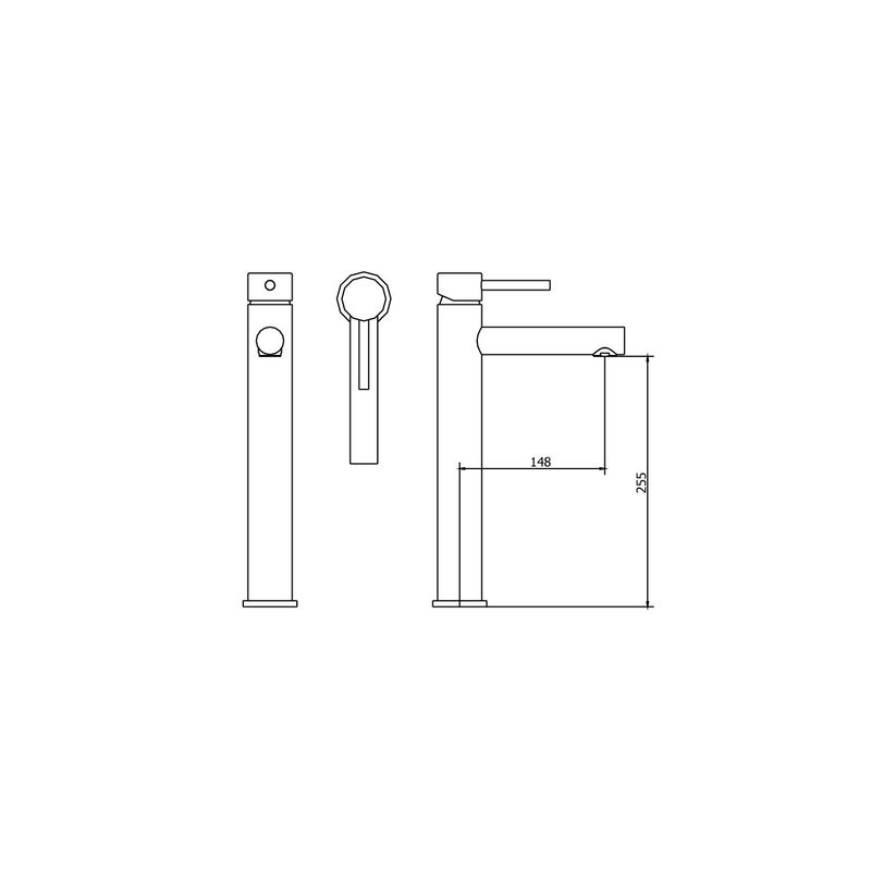 Monocomando-para-lavatorio-alta-lever-hecho-en-bronce-vainsa