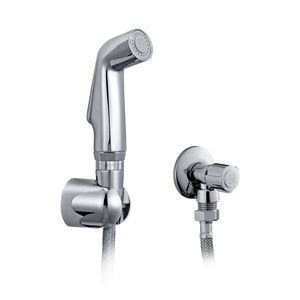 Ducha bidet higiénica Asia cromada con llave angular Vainsa