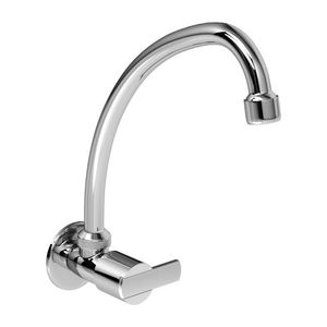Llave para lavadero a la pared buzios lever cromado Italgrif