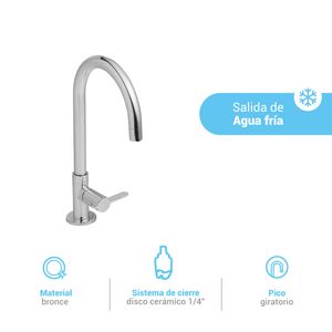 Llave para bar al mueble cartagena cromado Italgrif