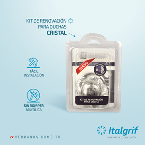 Kit cristal para ducha Vainsa