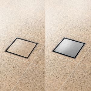Sumidero 5" decorativo reversible acero inox Vainsa