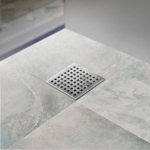 Sumidero 4" decorativo acero inox Vainsa