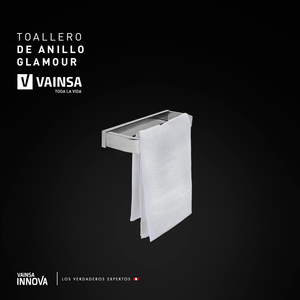 Toallero de anillo glamour Vainsa