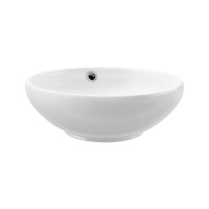 Bowl bali blanco cromado Vainsa
