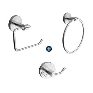 Combo kit accesorios baño inox marca Vainsa