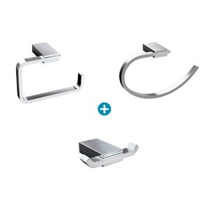 Combo kit accesorios baño buzios marca Italgrif