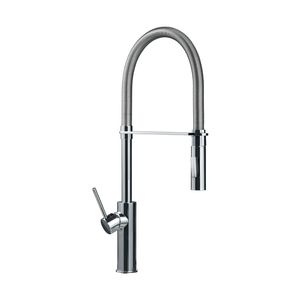 Griferia Monocomando para lavadero Lever con Pico Resorte Vainsa