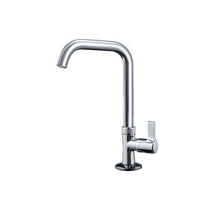 Llave para lavadero bar al mueble pico "r" line hecho en bro