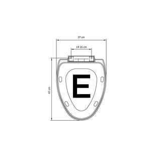 Asiento universal elongado bone Vainsa
