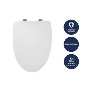Asiento modena slow down blanco Vainsa