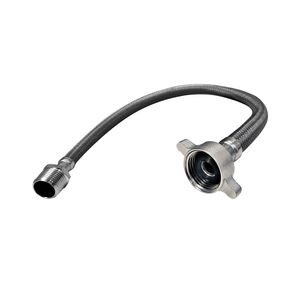 Tubo De Abasto de Lavatorio acero inoxidable y Nylon 40 cm Italgrif