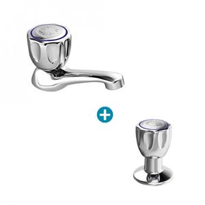 Combo Llave de Ducha con Llave de Lavatorio Vallarta Italgrif