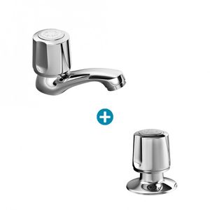 Combo Italgrif: llave lavatorio + llave ducha cancun