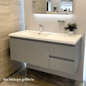 Vanitorio Manhattan grey ovalin comercial Vainsa