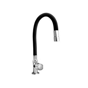 Llave para Lavadero Bar EGEO C/Pico Flexible Negro