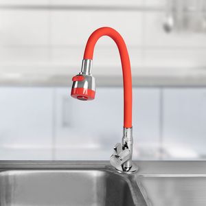 Llave de lavadero al mueble para cocina Cabo Blanco color rojo Italgrif