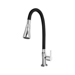 Llave Lavadero Bar Maui Pico Flex Negro Vainsa