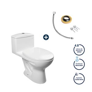 Combo One Piece IBIZA Blanco + Kit de instalación Básico