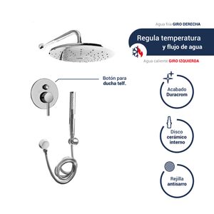 Mezcladora ducha con conexion ducha telefono Vainsa