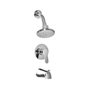 Monocomando de ducha tina Tahiti   con salida de ducha Buzios Light
