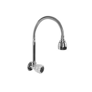 Llave lavadero con pico flexible galápagos Italgrif