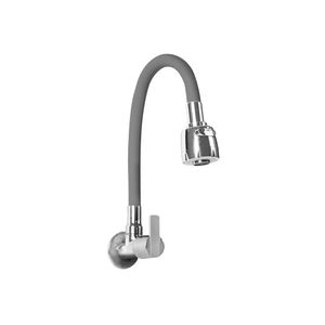 Llave de lavadero a la pared para cocina Buzios Lever , color gris - Italgrif