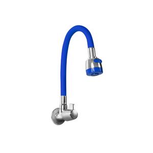 Llave de lavadero a la pared para cocina Cabo Blanco azul Italgrif