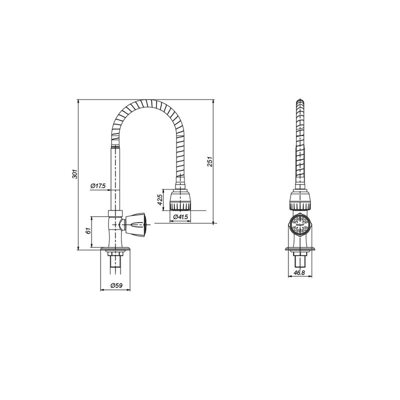 Llave-lavadero-mueble-pico-flexible-baru-italgrif