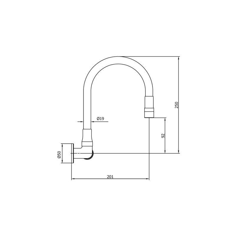 Llave-de-lavadero-con-pico-flexible-portofino-vainsa