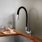 Llave-de-lavadero-con-pico-flexible-negro-sestri-vainsa