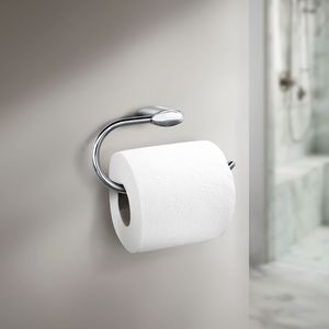 Porta papel oval cromado Vainsa