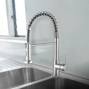 Monocomando lavadero al mueble Punta Cana con pico resorte cromado