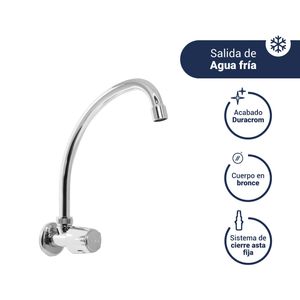 Llave de lavadero a la pared cromado Ibiza Vainsa