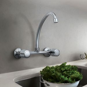 Mezcladora para lavadero a la pared egeo hecho en bronce Vainsa