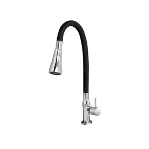 Llave para lavadero bali al mueble p/ flex negro Vainsa