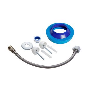 Kit de instalación premium blanco para inodoro Vainsa